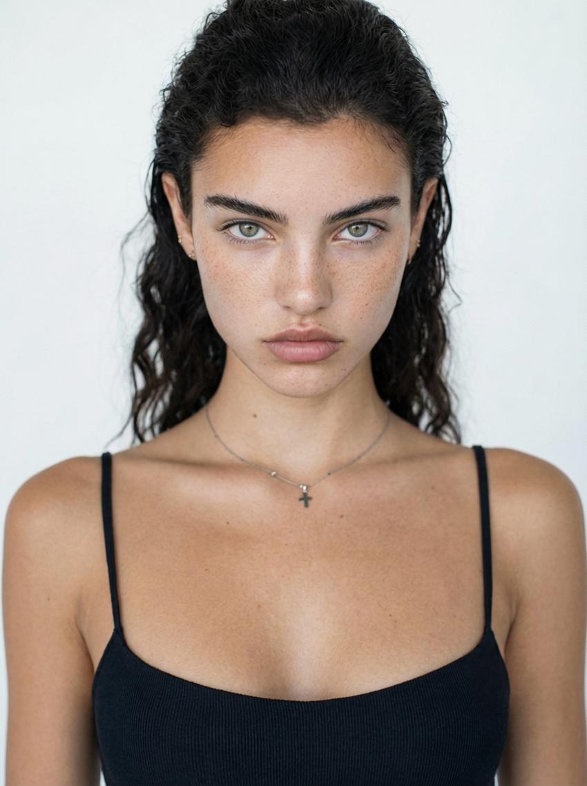 AI-generated image of digital model Elle