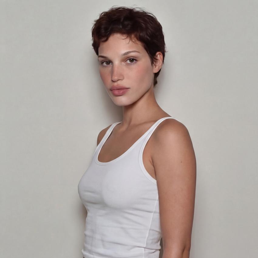 AI-generated image of digital model Ines, photo 4