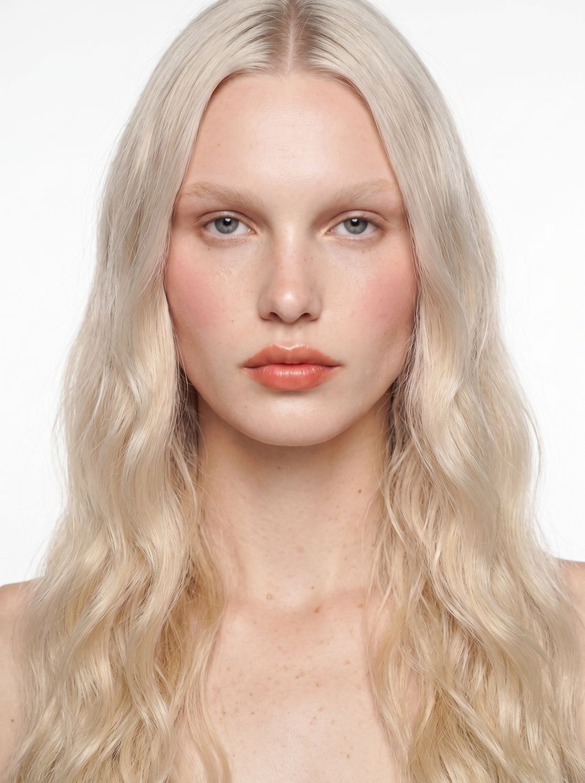 AI-generated image of digital model Ingrid