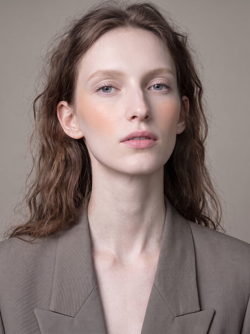 AI-generated image of digital model Katya