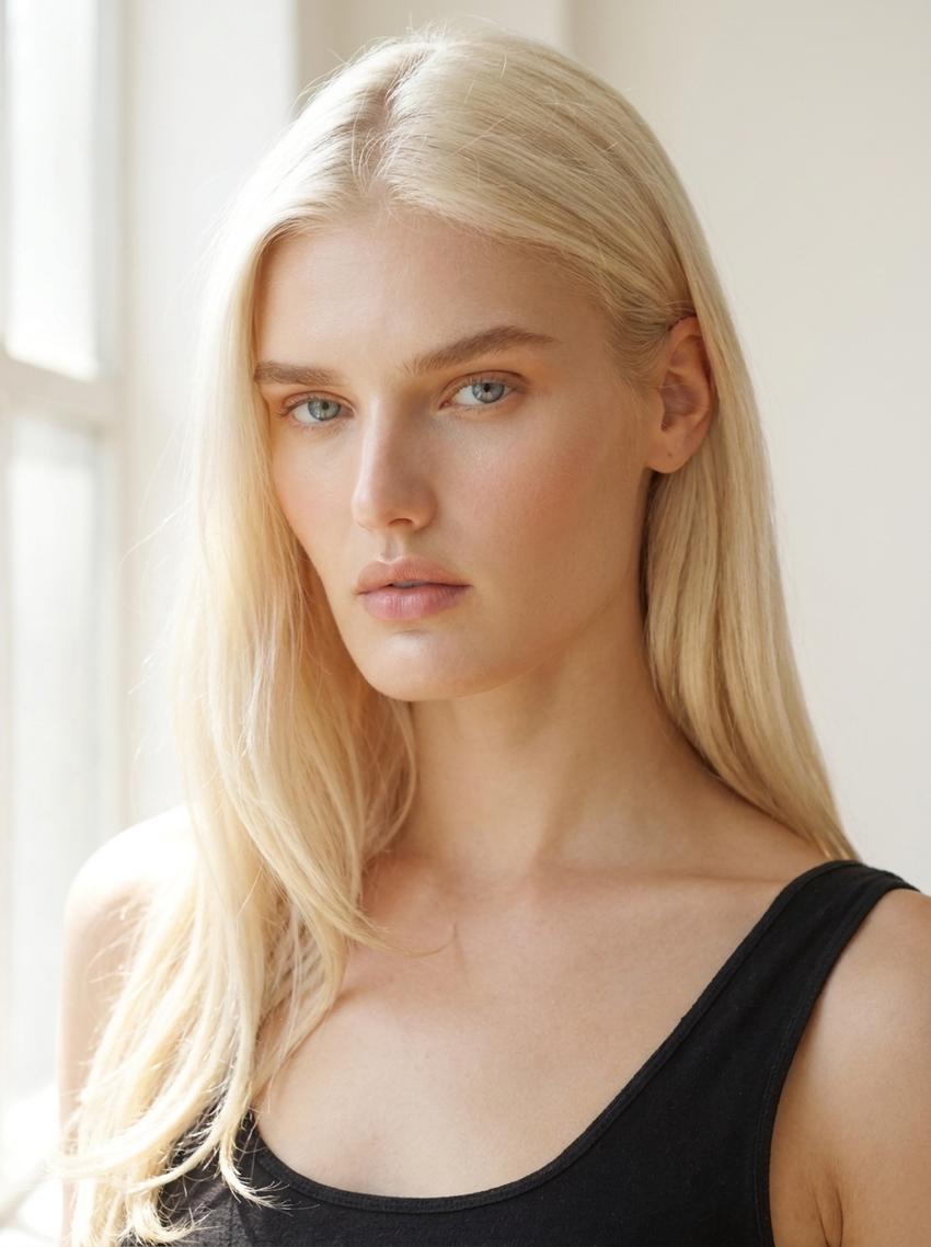AI-generated image of digital model Liv, photo 1