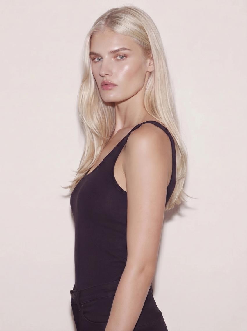 AI-generated image of digital model Liv, photo 6
